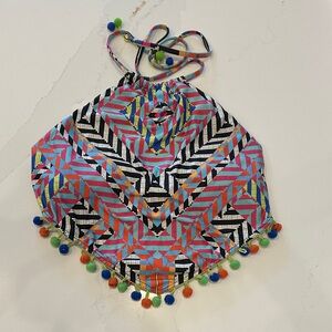 Isabella Rose Colorful Geometric Bikini Top